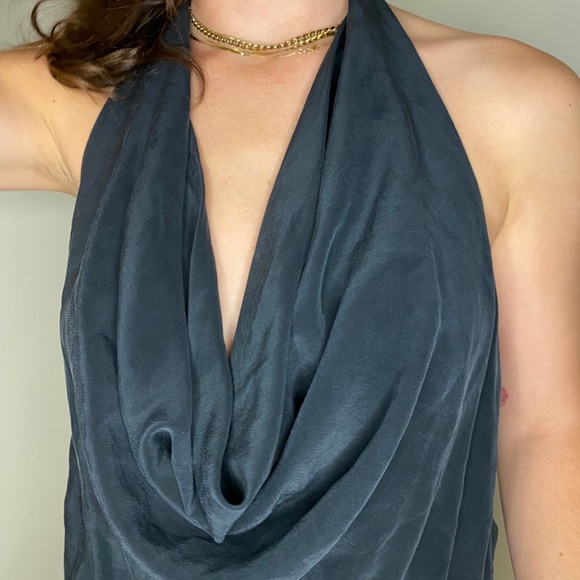 Cowl Neck Backless Top - Picture 4 of 4